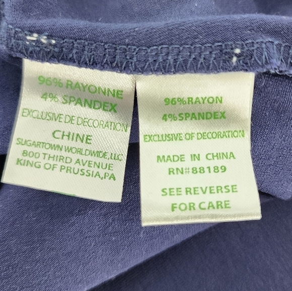 Lilly Pulitzer Ophelia Swing Shift Dress Crochet Lace Navy Blue XXS - Picture 10 of 11